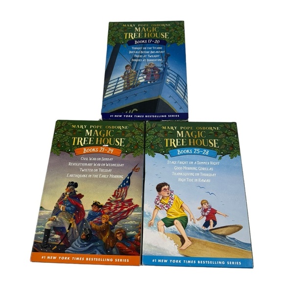 set of Magic Tree house books 17-28 - Picture 1 of 4